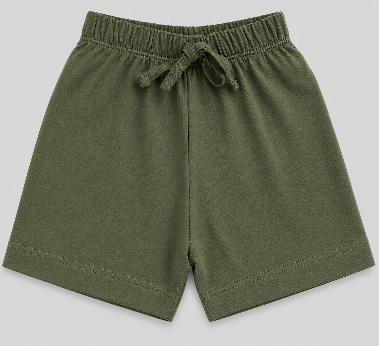 PixyBoo Olive Animal Print Baby Boys Co-ord Set | Cotton Interlock T-Shirt & Shorts | 0-24 Months